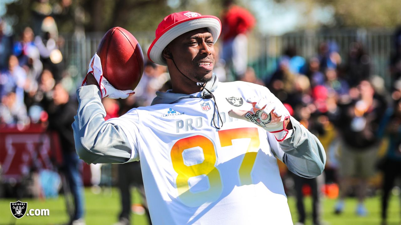 January 27, 2019: AFC tight end Jared Cook (87), of the Oakland