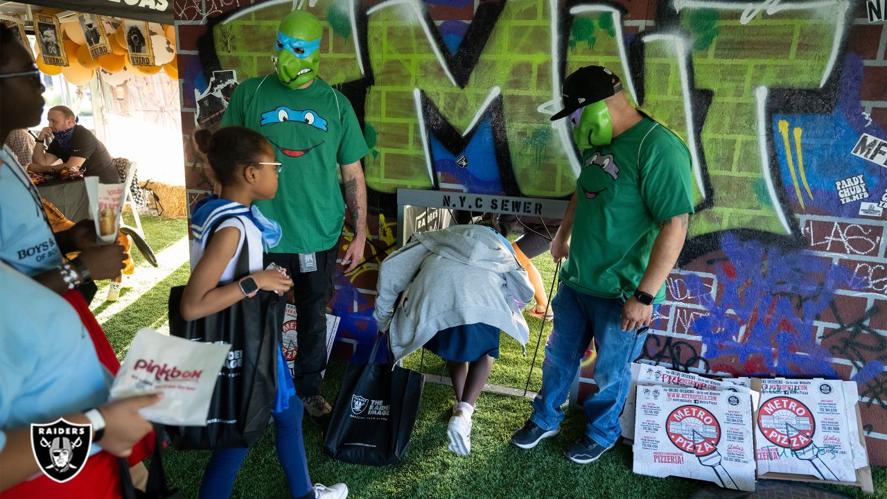 Raiders host Halloween Tent or Treat