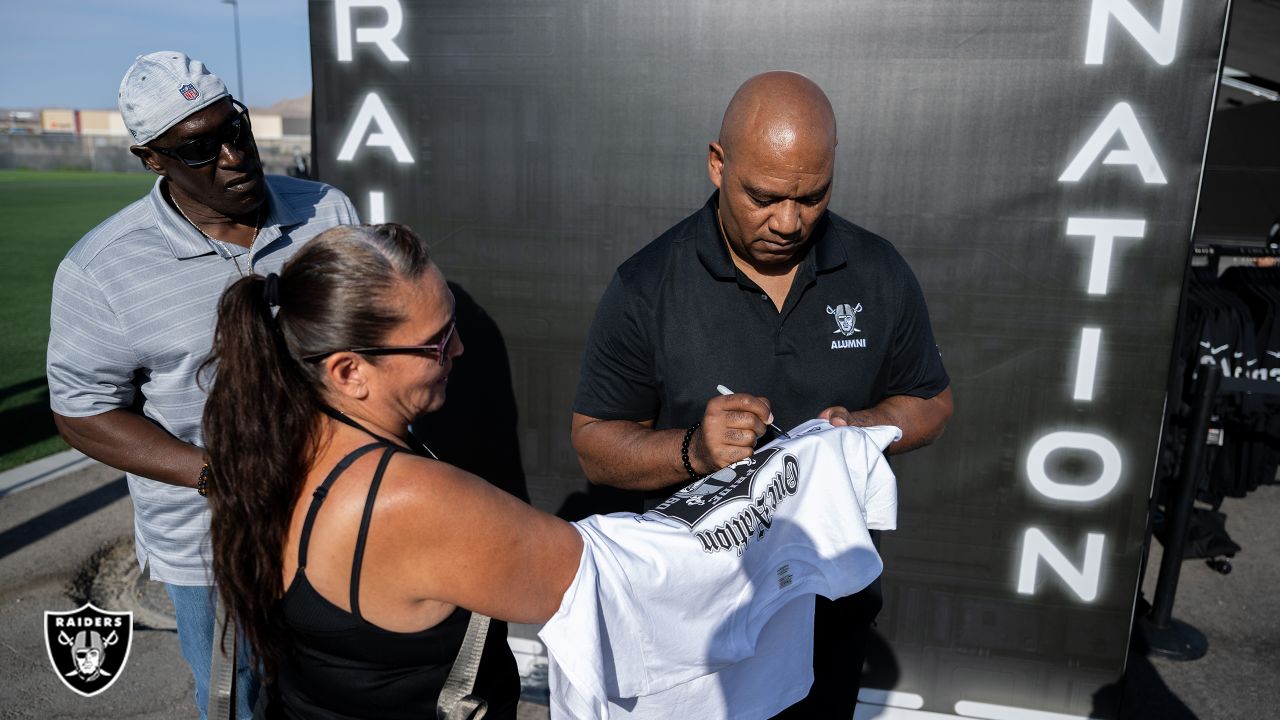 Raiders engage community during Training Camp