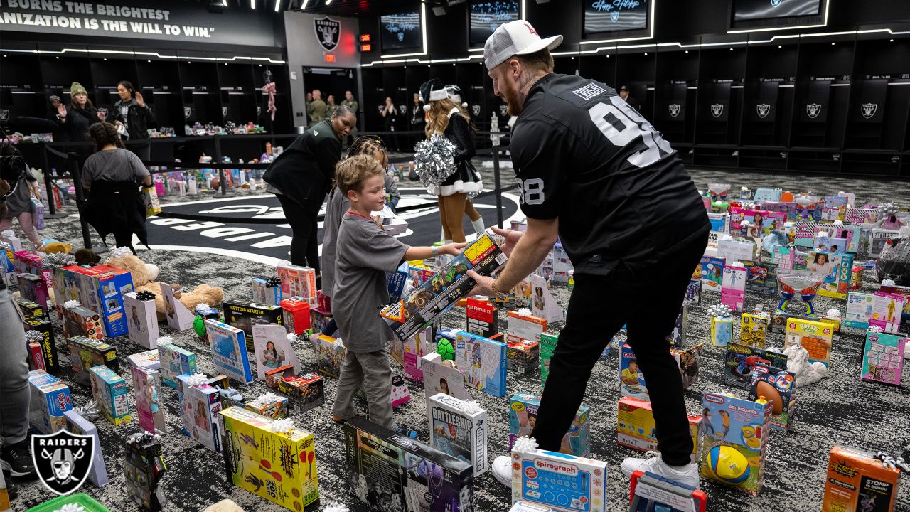 Photos: Youth Holiday Party at Allegiant Stadium