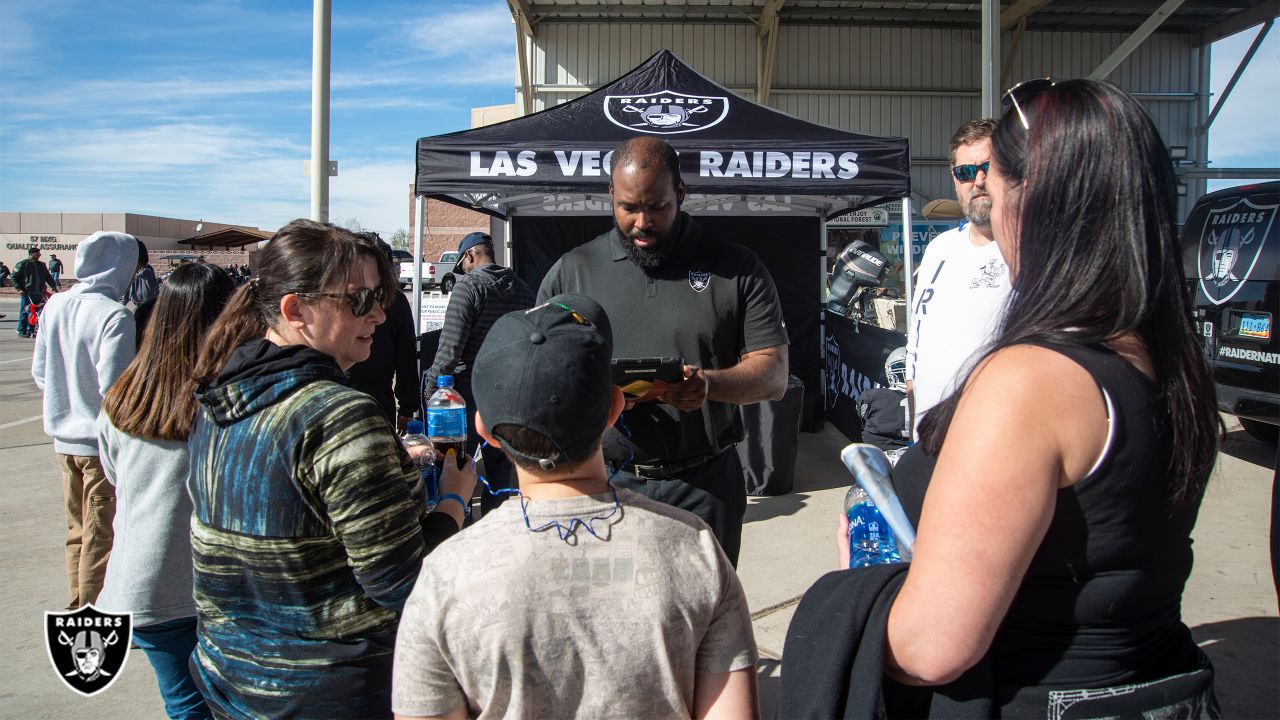 USAA Salute to Service: Las Vegas Raiders > Nellis Air Force Base > Article  Display