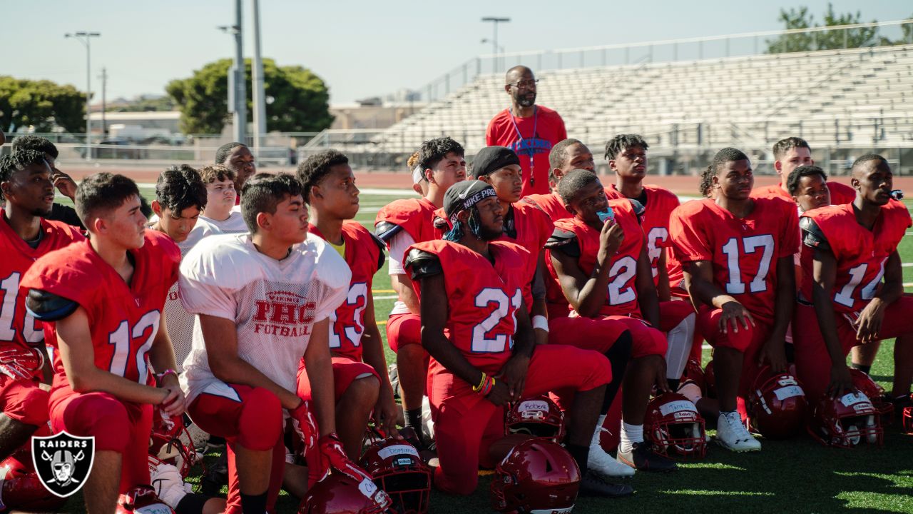 Photos: Packers surprise high school football teams with new helmets