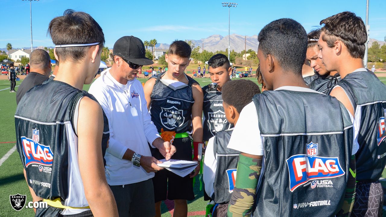 Raiders partner with NFL FLAG to host Flag Football Tournament