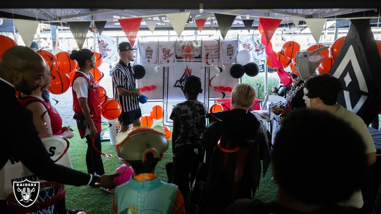 Raiders host Halloween Tent or Treat