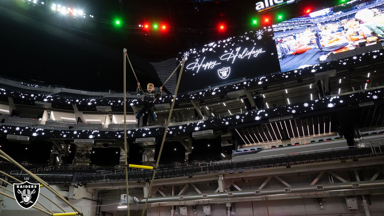 Photos: Youth Holiday Party at Allegiant Stadium