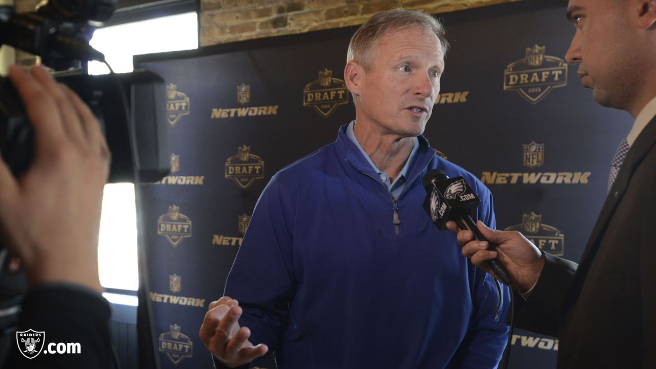 GM Mike Mayock 'excited and energized' about state of Raiders OL