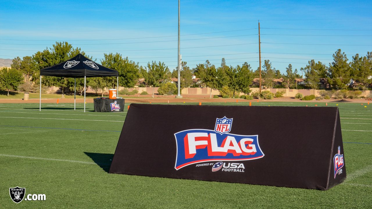 Raiders partner with NFL FLAG to host Flag Football Tournament