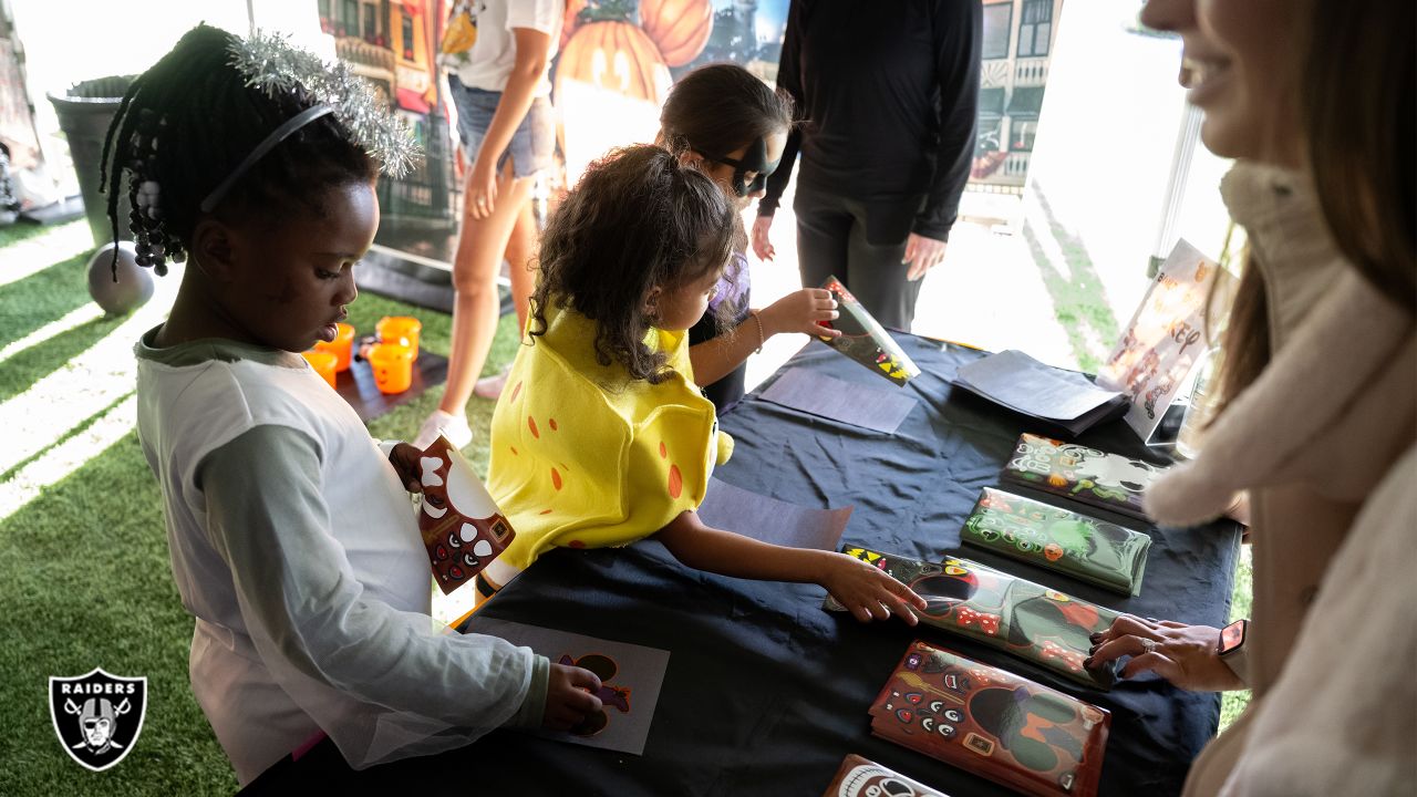 Raiders host Boys & Girls Club members for 'Tent or Treat