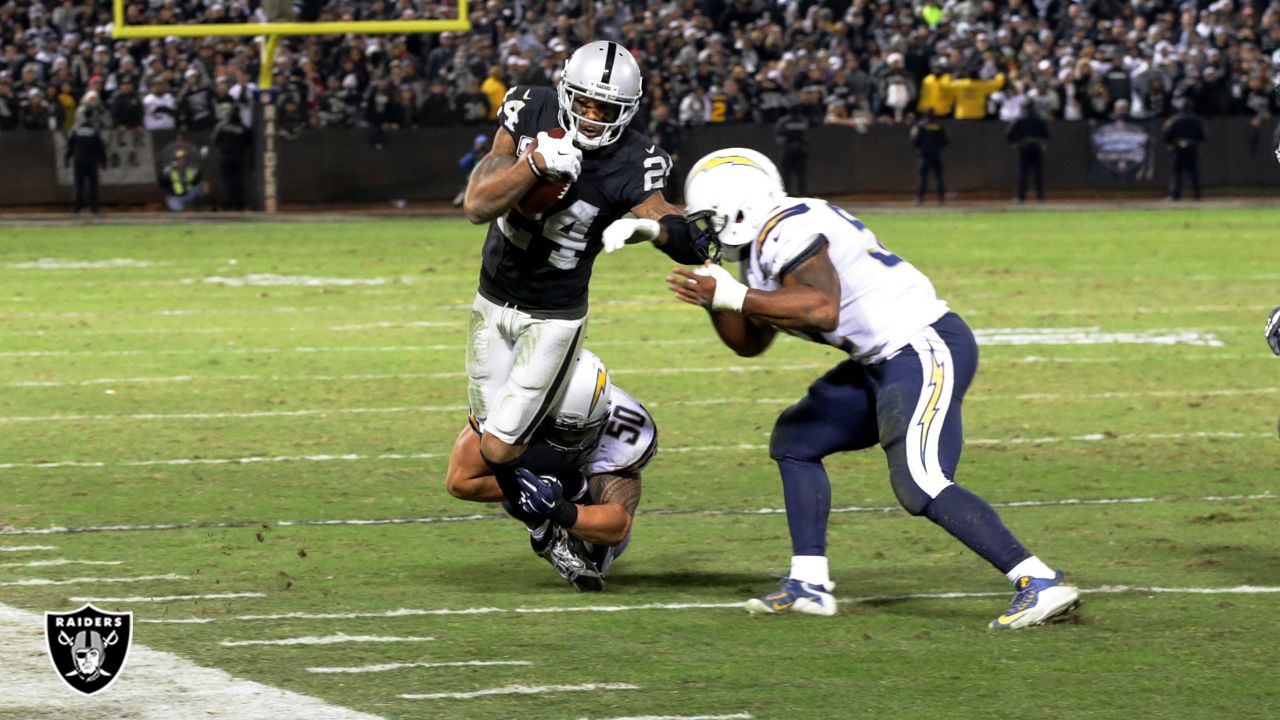 October 25, 2015 Oakland Raiders free safety Charles Woodson #24 in action  during the NFL Football game between the Oakland Raiders and the San Diego  Chargers at the Qualcomm Stadium in San