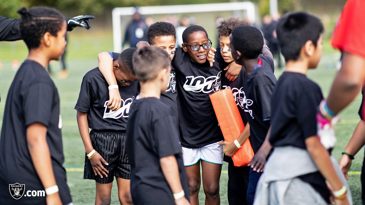 Raiders partner with NFL Academy for a PLAY 60 Camp