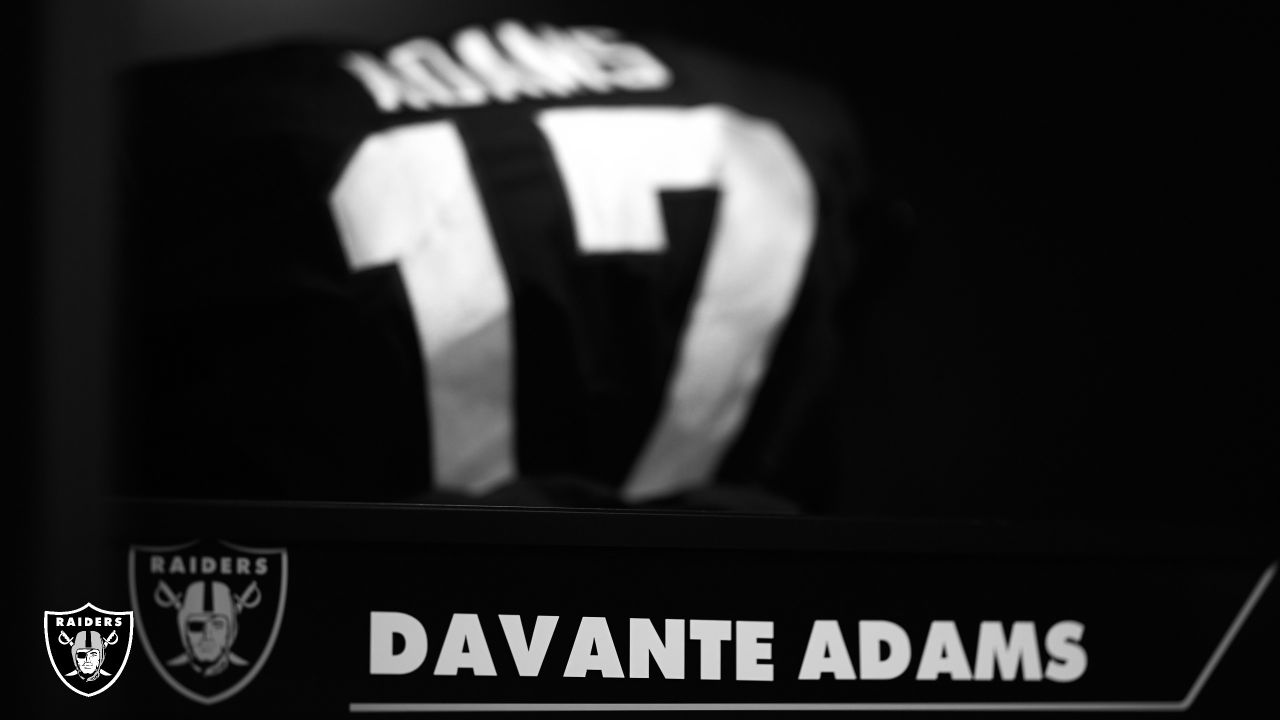 Nike NFL Las Vegas Raiders Davante Adams 17 Home Game Jersey Black