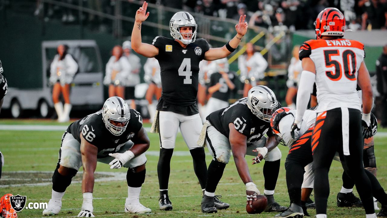 Six observations from the Raiders' Week 11 win over the Cincinnati Bengals