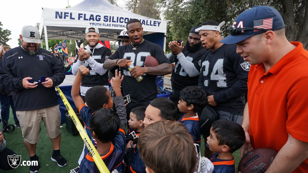 Raiders support NFL FLAG Silicon Valley