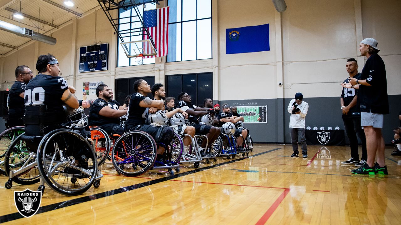 Photos: Raiders support the City of Las Vegas Wheelchair Football