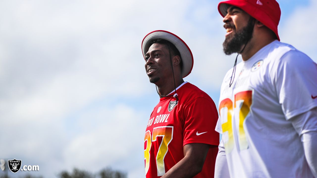 Orlando, Florida, USA. 27th Jan, 2019. AFC tight end Jared Cook (87), of  the Oakland Raiders, during the NFL Pro Bowl football game between the AFC  and the NFC at Camping World