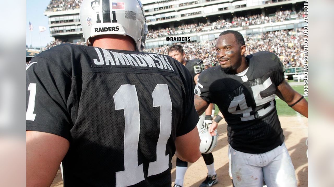 Raiders Sebastian Janikowski 11 Salute To Service green army