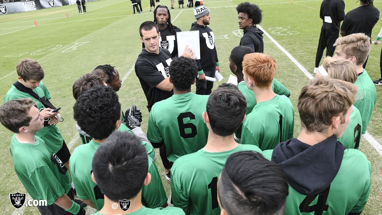 Oakland Raiders host 7-on-7 youth camp at team facility in Alameda