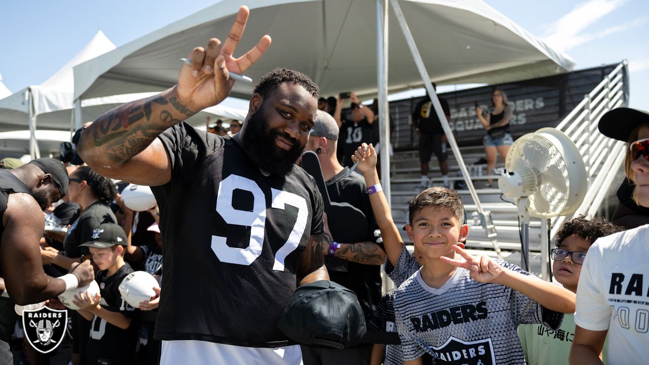 Raiders engage community during Training Camp