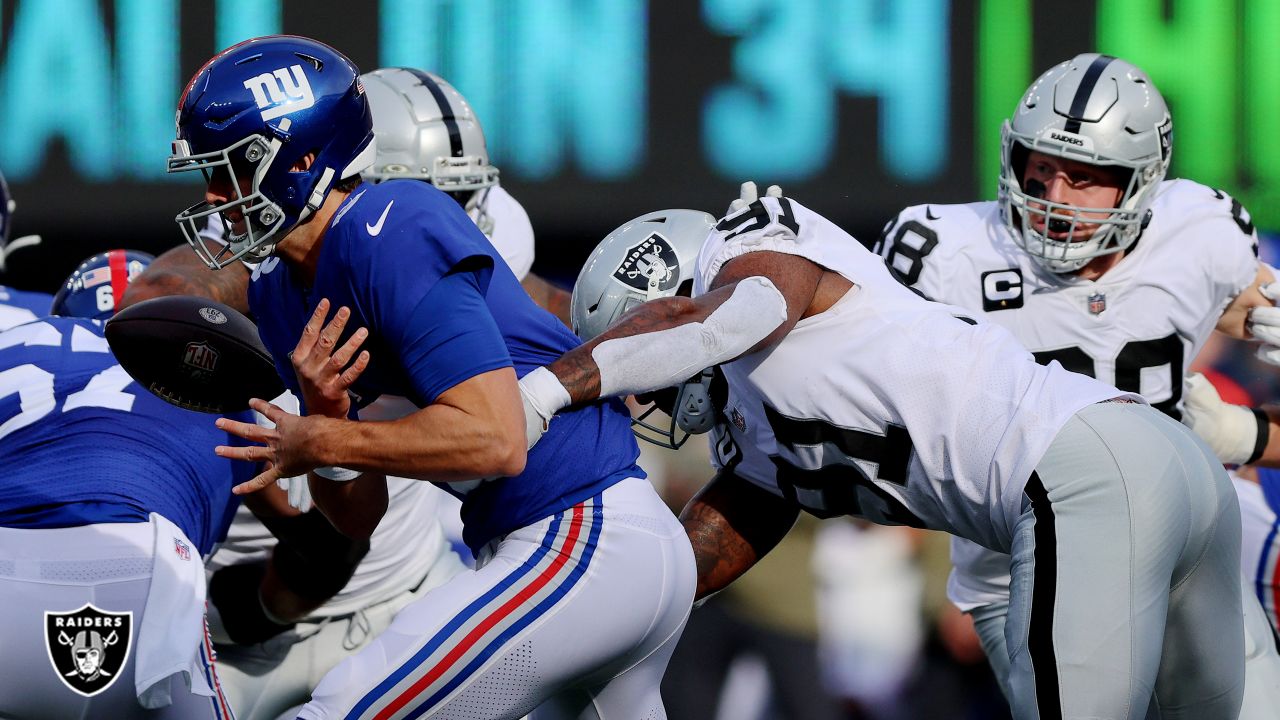 Despite outgaining the Giants by over 150 yards, Raiders offense bitten by  costly turnovers