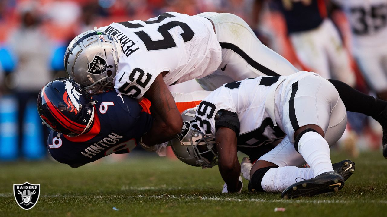 Las Vegas Raiders linebacker Denzel Perryman has been tackle machine -  Silver And Black Pride