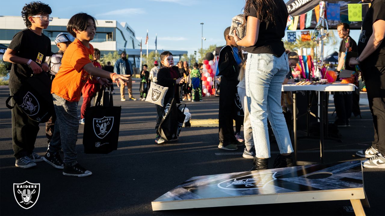 Raiders host Boys & Girls Club members for 'Tent or Treat