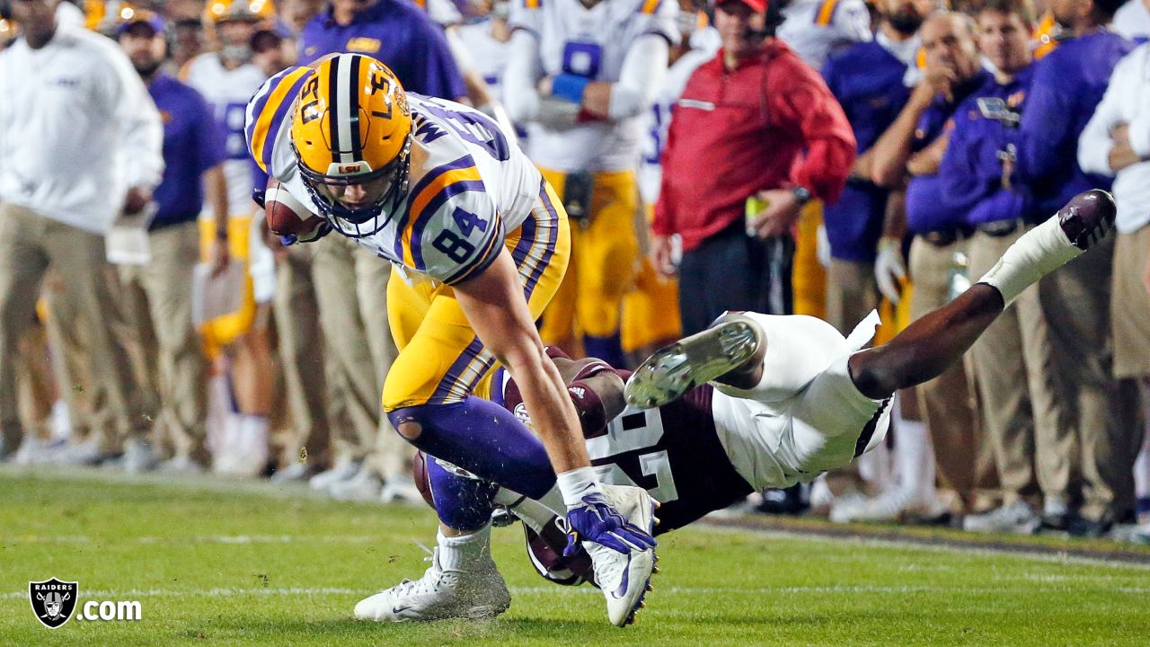 LSU Tigers, Las Vegas Raiders Foster Moreau Ready for 2021 - Sports  Illustrated Las Vegas Raiders News, Analysis and More