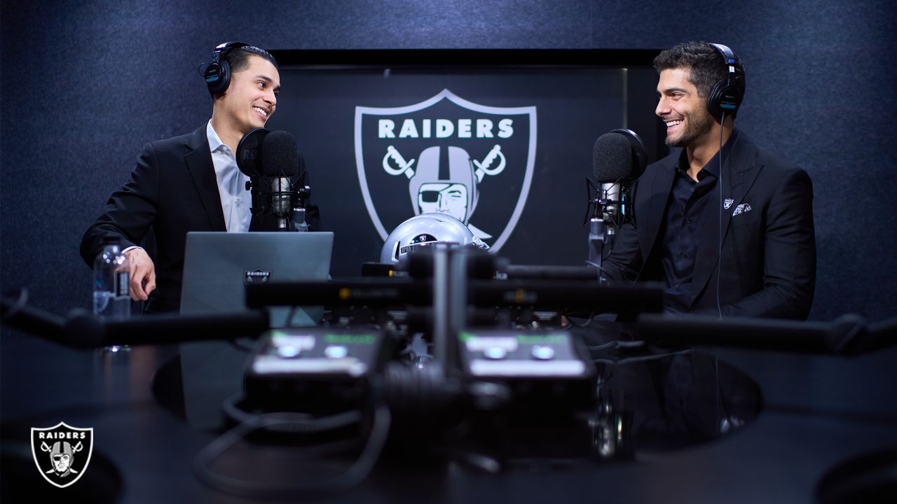 Raiders hold first press conference with Jimmy Garoppolo