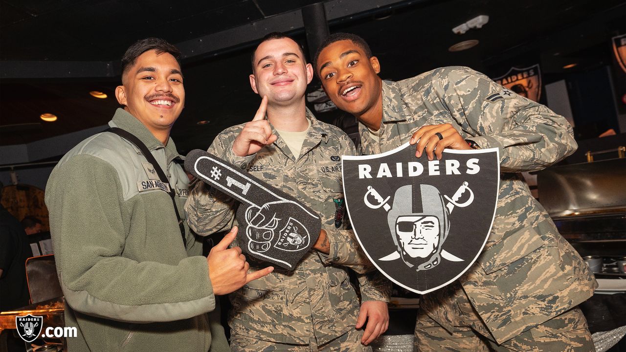 Las Vegas Raiders Family Association hosts a Watch Party at Nellis Air  Force Base