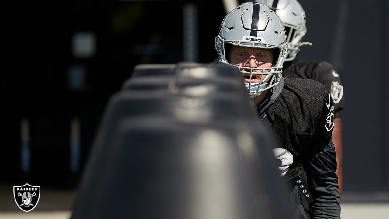 : Las Vegas Raiders NFL Helmet Shadowbox w/Maxx Crosby