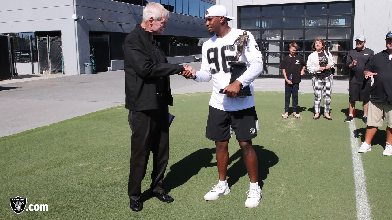 Las Vegas Raiders - Last season, Clelin Ferrell won the Ted Hendricks  Award. Now, he's about to wear the same jersey as the Hall of Famer  himself. #OnceARaiderAlwaysARaider