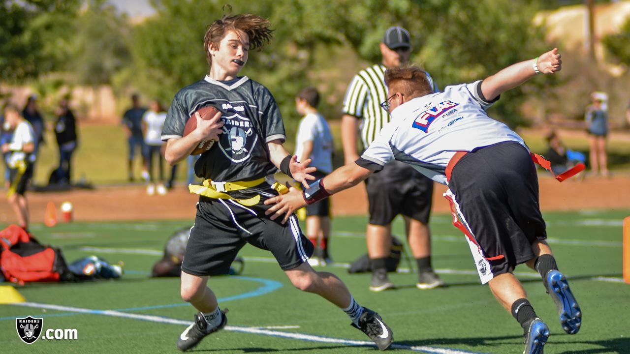 Raiders partner with NFL FLAG to host Flag Football Tournament