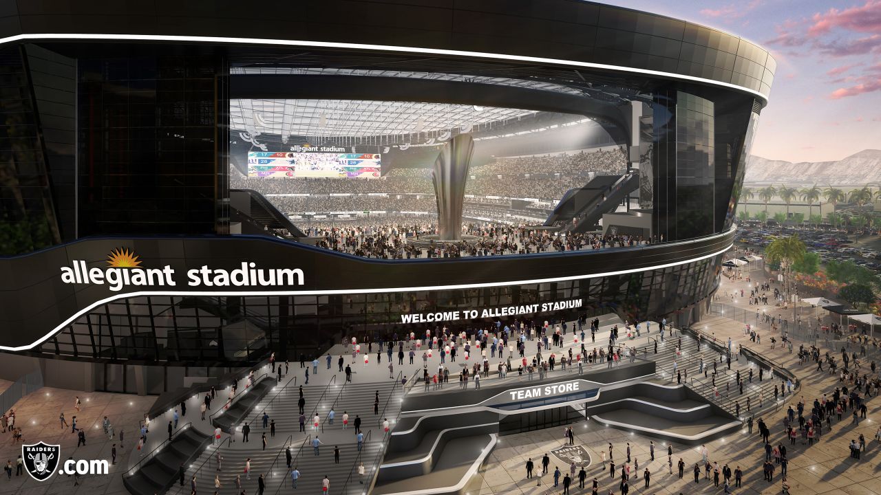 Allegiant Stadium, Home of the Las Vegas Raiders, becomes first