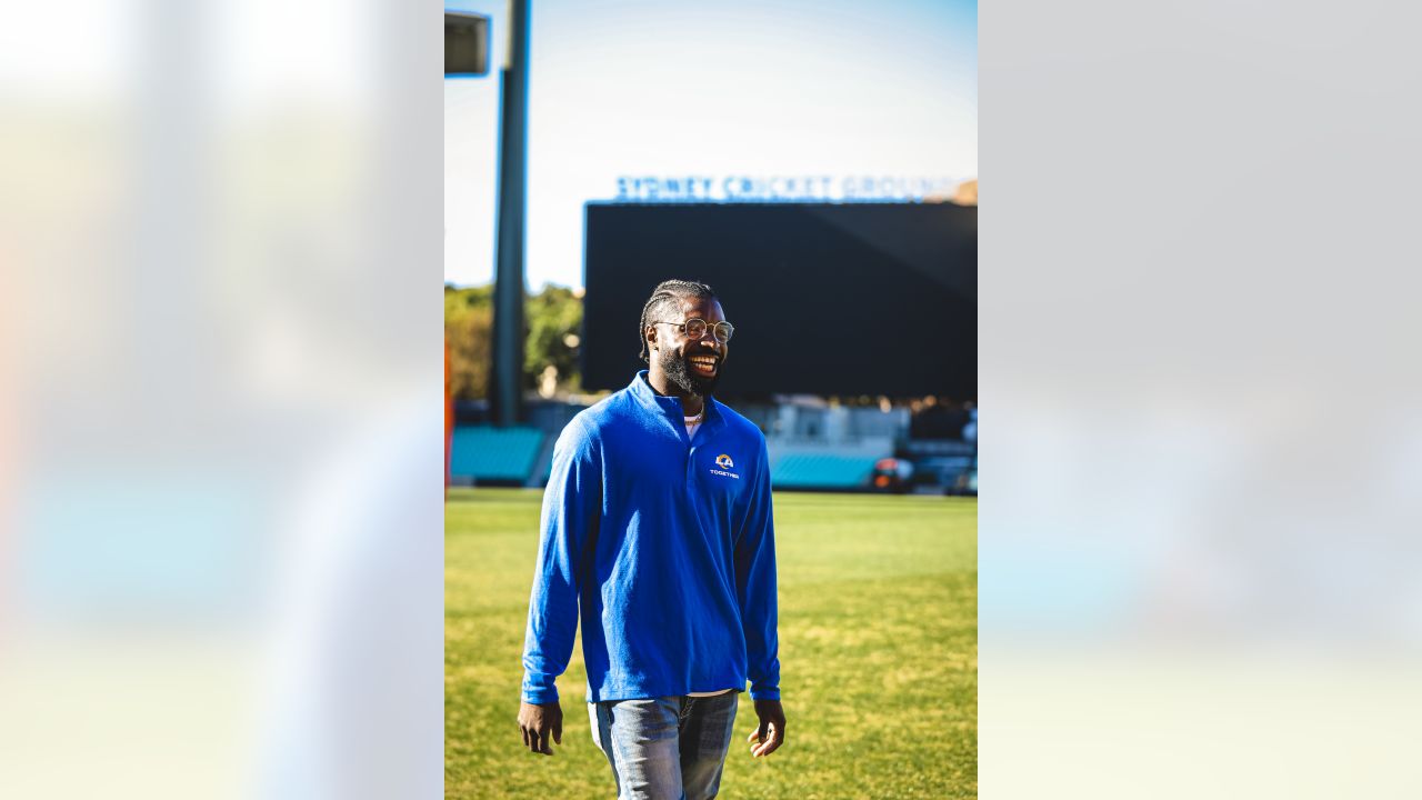 Nick Scott visits Tigerland, trophy, Richmond 