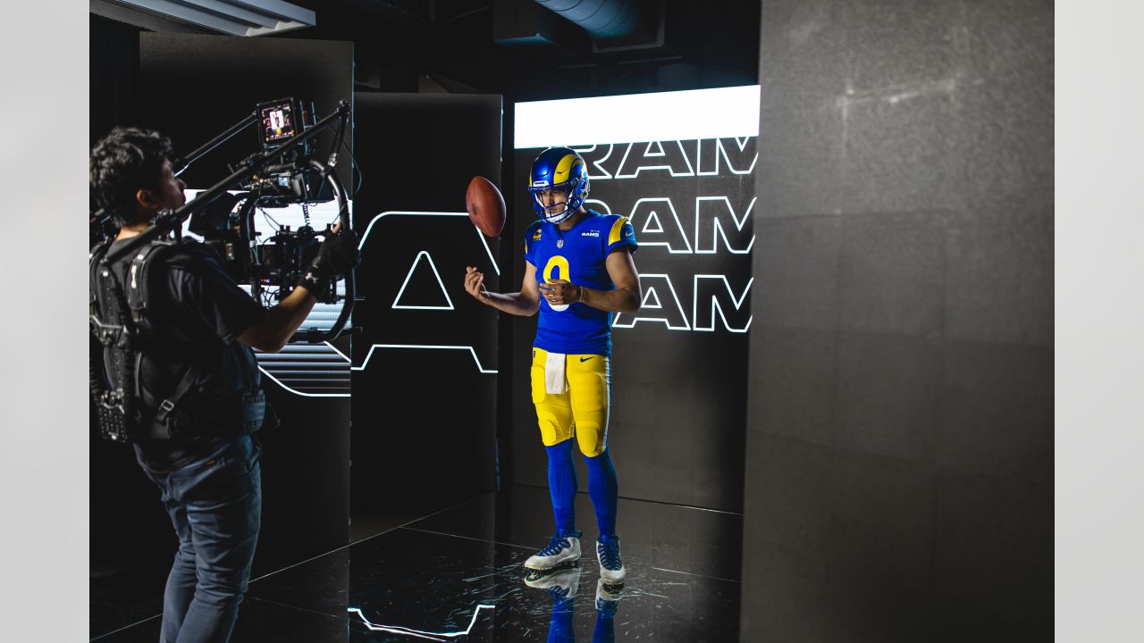 MEDIA DAY PHOTOS: Rams players shine bright on LED stage