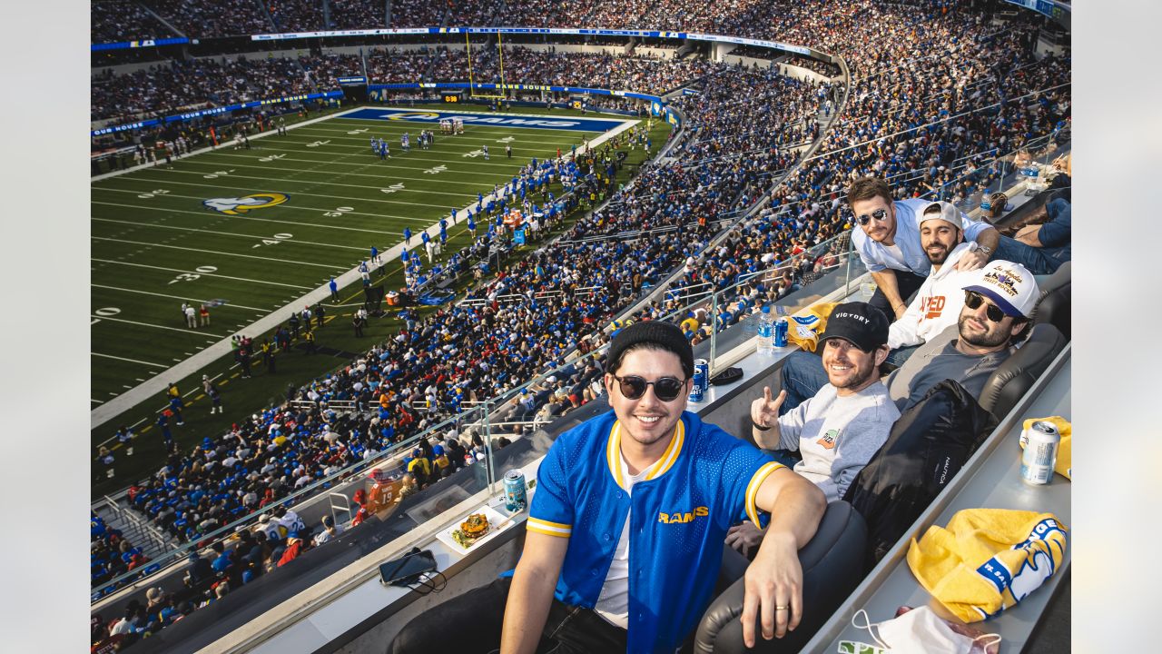 Celebrities at the LA Rams Game 