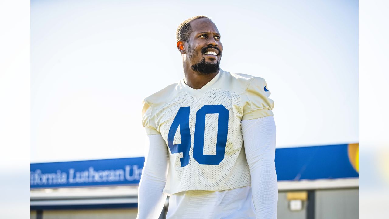 PHOTOS: OLB Von Miller's first day at Rams practice