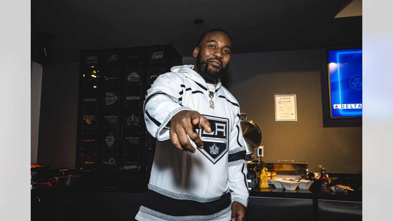 PHOTOS: Rams players visit Los Angeles Kings at Crypto.com Arena for LA Rams  night