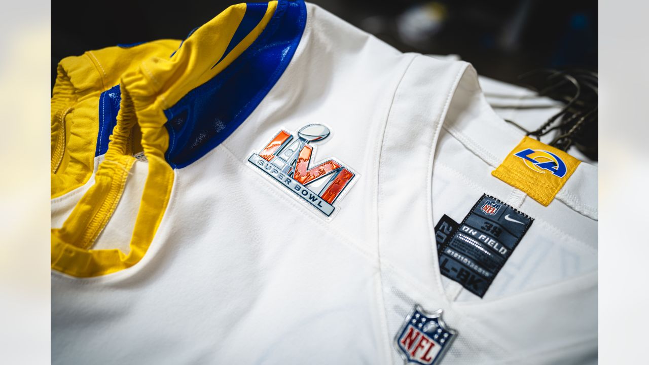 UNIFORM PHOTOS: First look at Rams in Super Bowl LVI jerseys