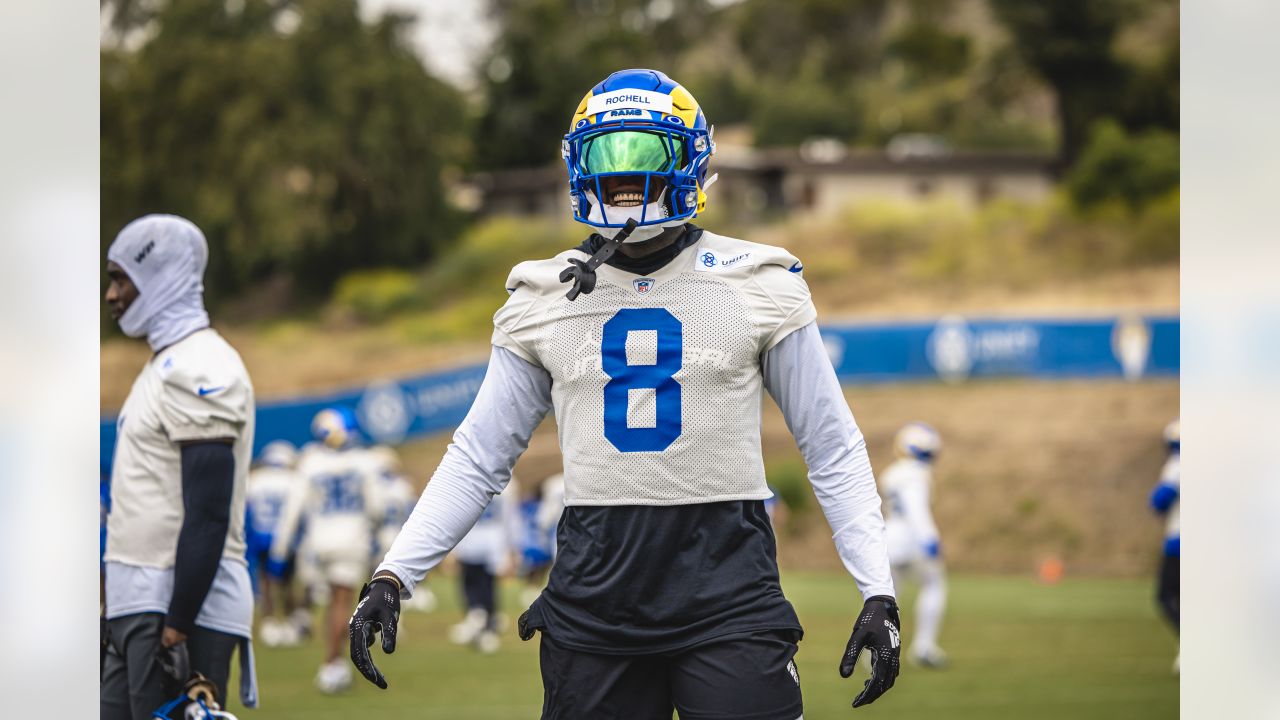 PRACTICE PHOTOS: Ernest Jones, Kyren Williams, Marquise Copeland & more  Rams players practicing with intensity at OTAs