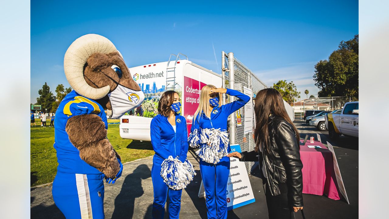 Rams partner with Health Net and L.A. Care to host football clinics and  promote COVID-19 vaccination awareness, education and access