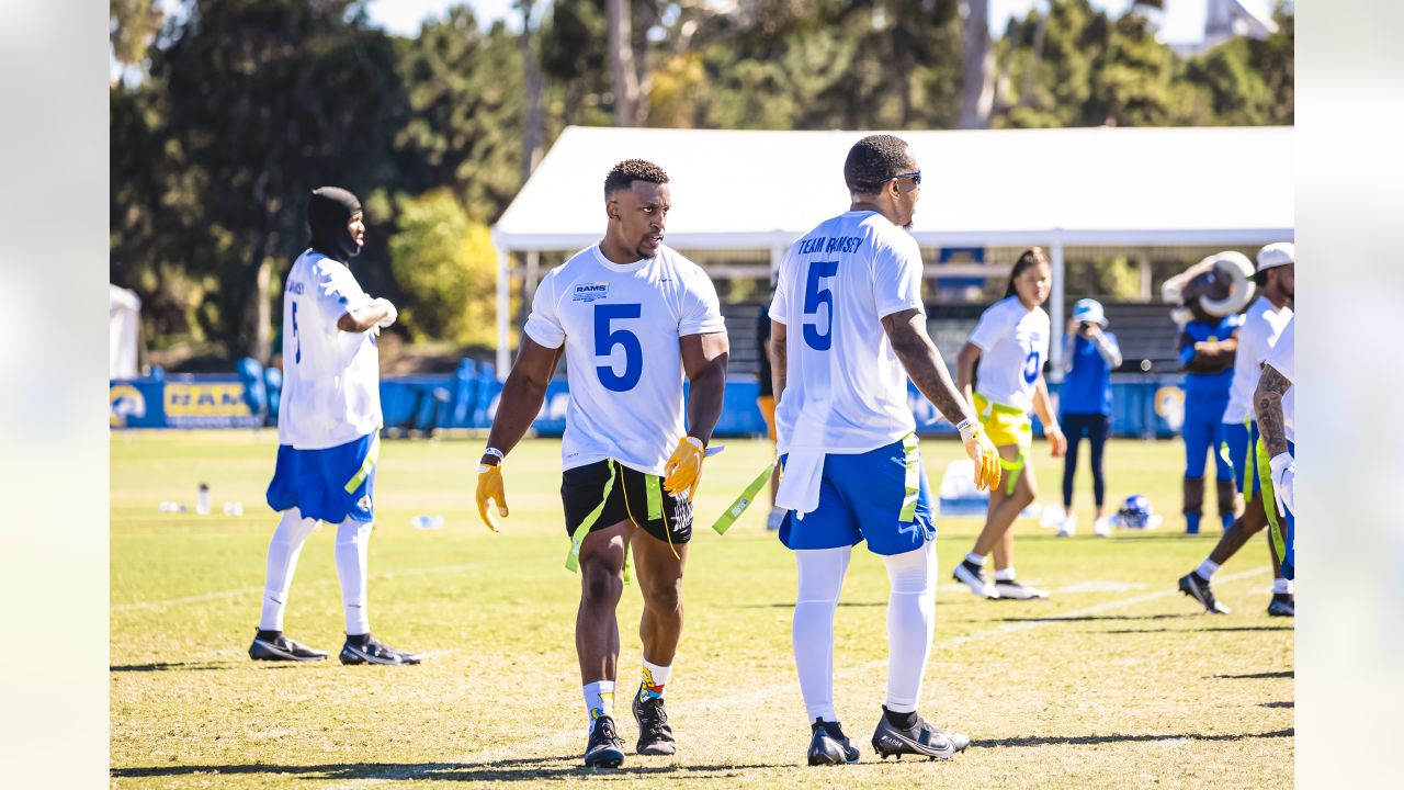 CELEBRITY PHOTOS: Stars showed up & showed out for Rams Celebrity Flag  Football Game