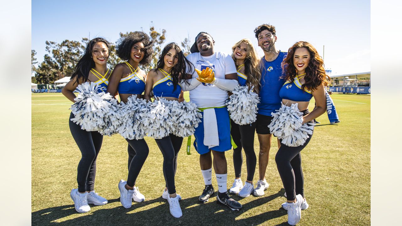 CELEBRITY PHOTOS: Who's at camp  Notable figures that made an appearance  at Rams Training Camp