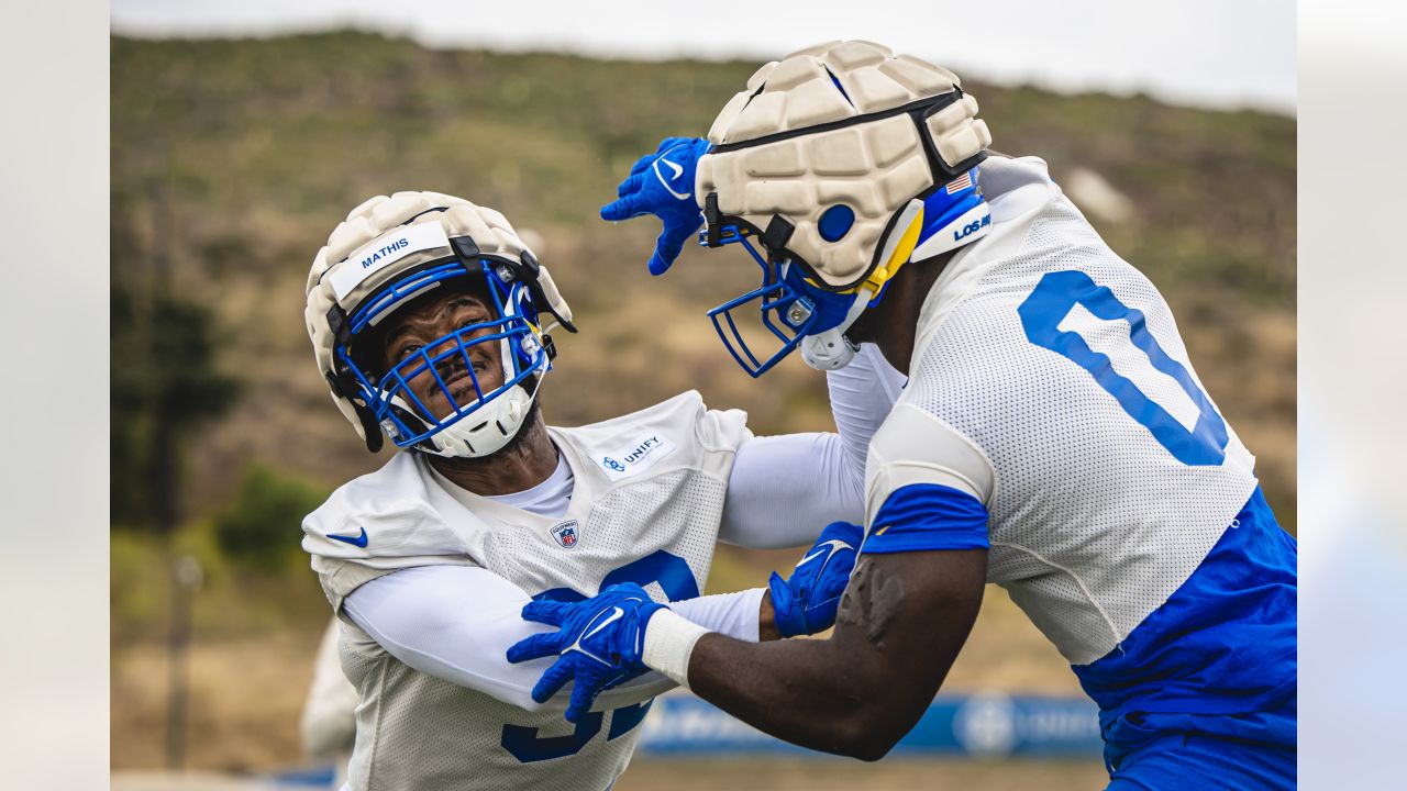 PRACTICE PHOTOS: Ernest Jones, Kyren Williams, Marquise Copeland & more  Rams players practicing with intensity at OTAs