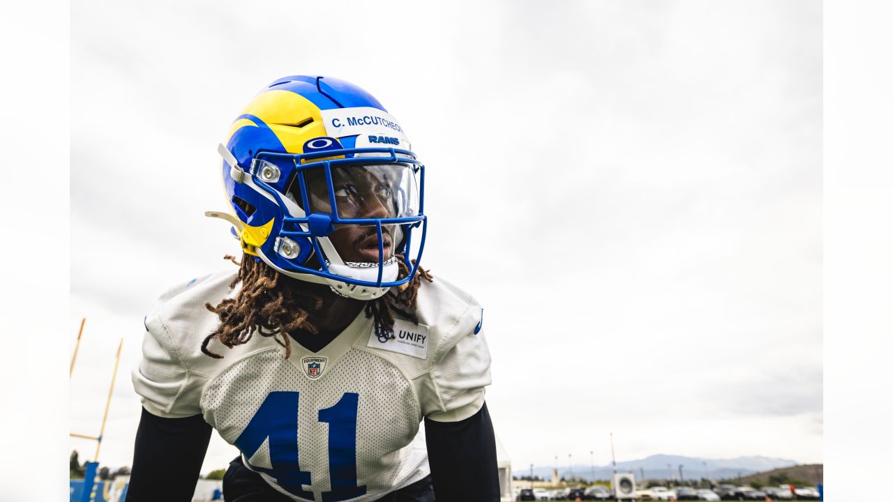 PRACTICE PHOTOS: Ernest Jones, Kyren Williams, Marquise Copeland & more  Rams players practicing with intensity at OTAs