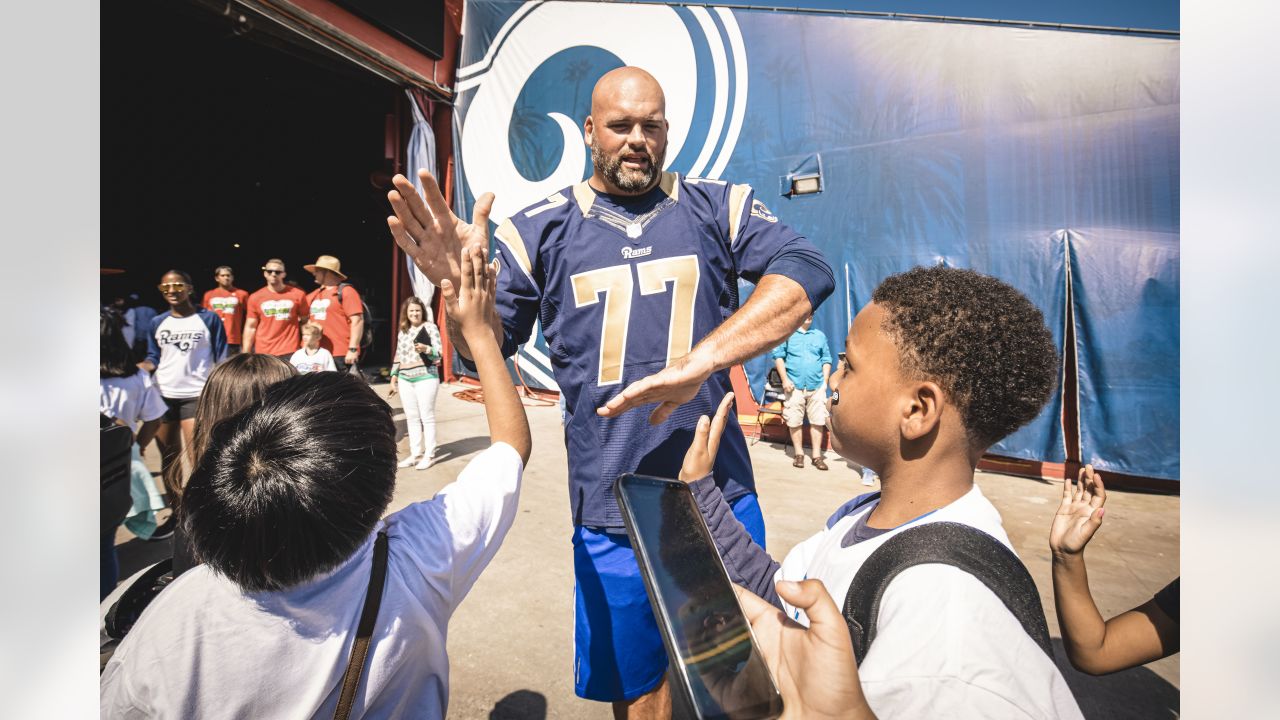 Super Bowl LVI LA Rams Andrew Whitworth Walter Payton  Man-of-Year⭐PLASTIC⭐Patch