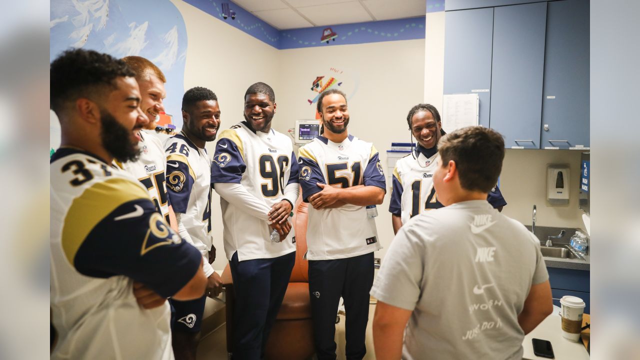 Rams.com: Rookies Visit Patients at Cedars-Sinai