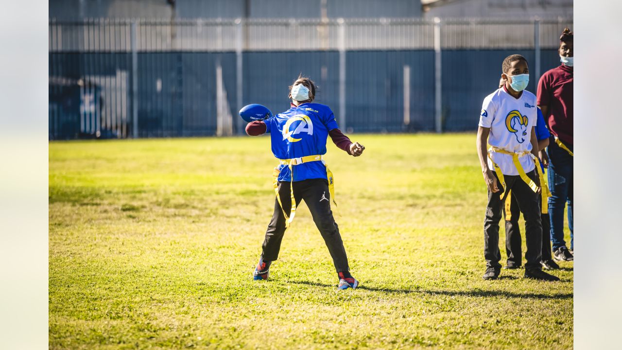 Photos: Los Angeles Rams bring flag football to the desert