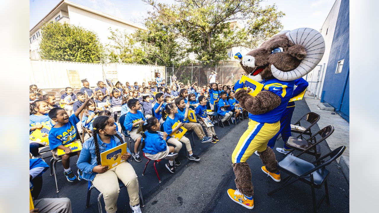 COMMUNITY PHOTOS: Rams spark renewed energy at local high school through  City Year beautification project