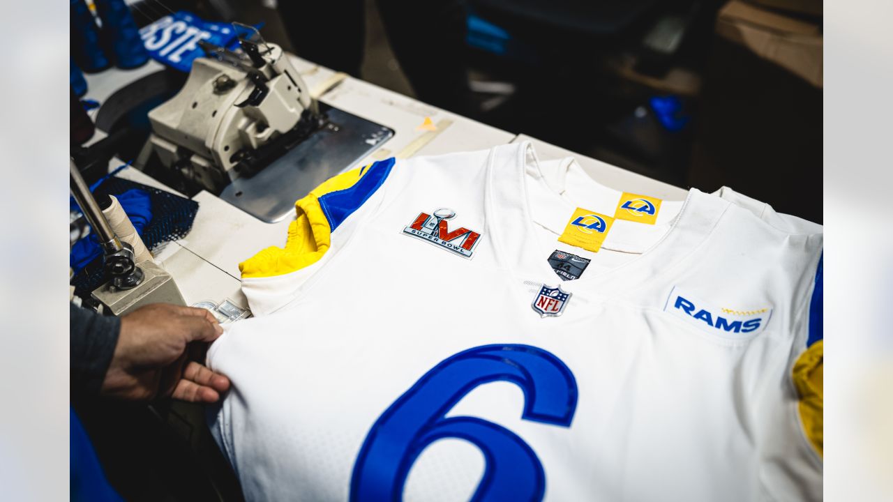 UNIFORM PHOTOS: First look at Rams in Super Bowl LVI jerseys