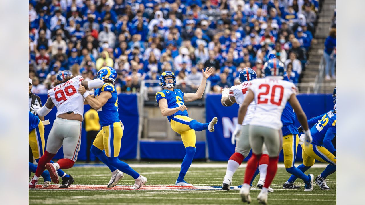 Photo: Rams' punter Johnny Hekker goes through drills at UC Irvine